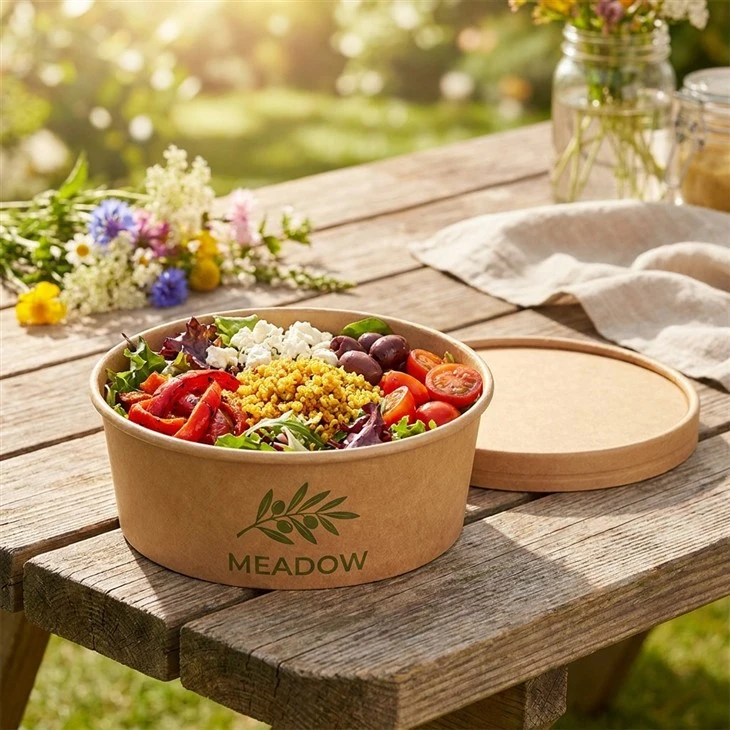 1700ml Brown Paper Bowls factory