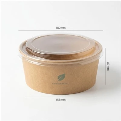 1700ml Kahverengi Kağıt Kaseler